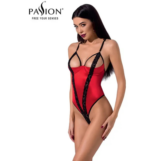 Body sexy Femmina - Passion
rouge et noir disponible chez LollyDoll