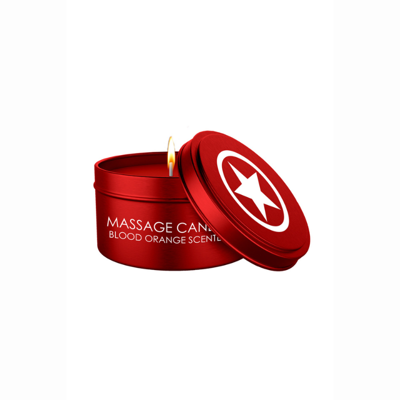 Bougie de massage orange sanguine 50g Ouch LollyDoll pour des massages existants