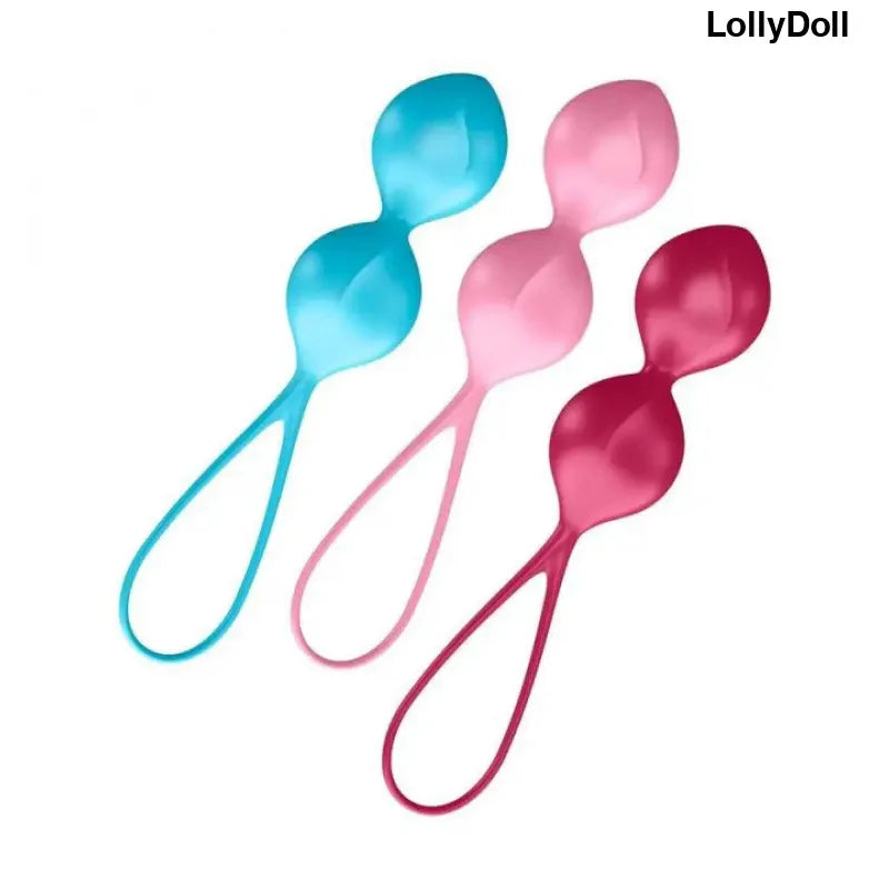 boules de geisha satisfyer v balls experimente set de 3 disponible chez LollyDoll