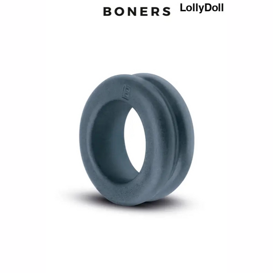 Cockring double à côtes pour des érections puissantes. Stimule le plaisir et prolonge le plaisir. disponible chez LollyDoll