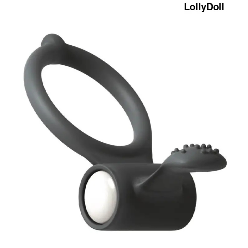 cockring vibrant dorcel power clit noir disponible chez LollyDoll