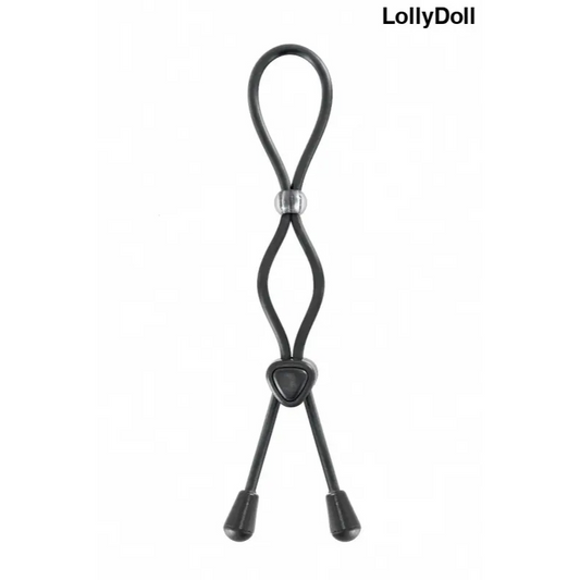 Cockring ajustable à double boucle pour des sensations personnalisées. Gaine de plaisir pour des disponible chez LollyDoll