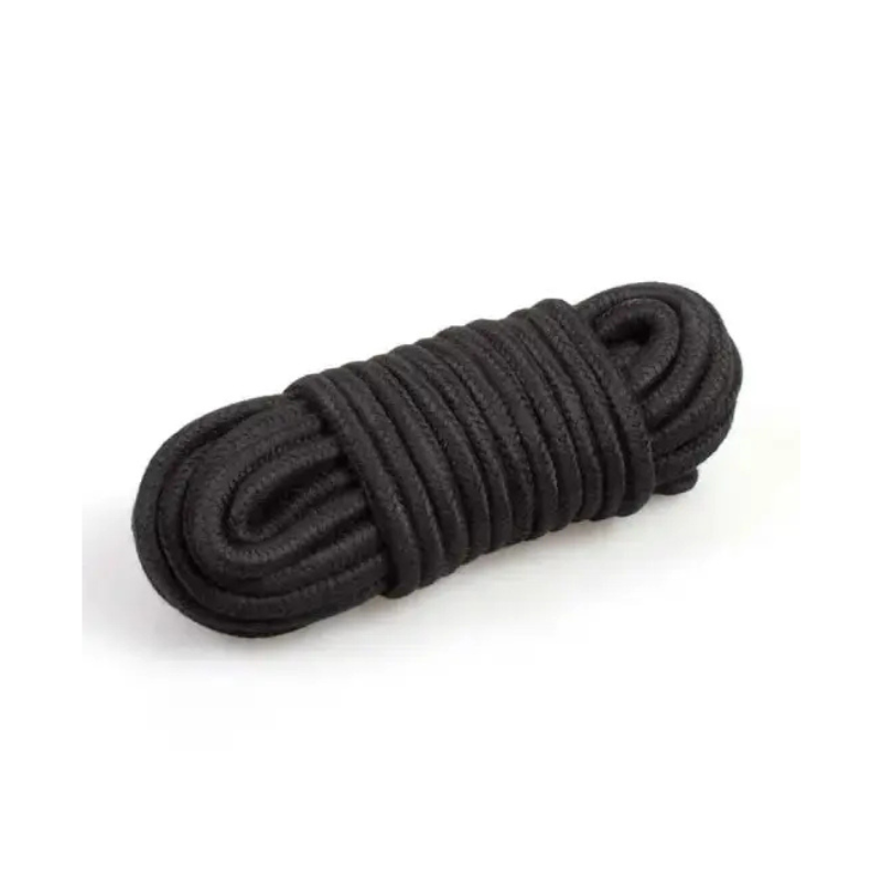 Corde de bondage noire de haute qualité très résistante pour vos jeux BDSM en 10m