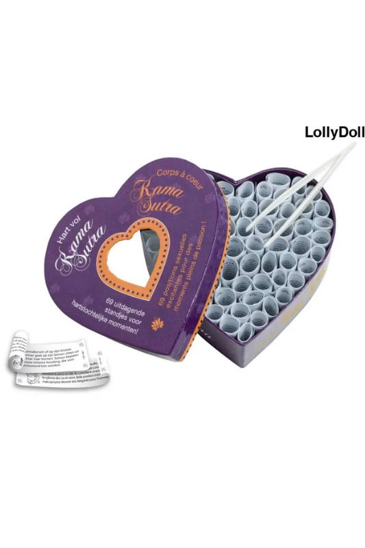 Corps à Coeur - KAMASUTRA
Jeu de société pour adulte, fini les soirées ennuyeuses avec votre partenaire, avec KAMASUTRA des rires et des orgasmes seront de la partie. Disponible chez LollyDoll