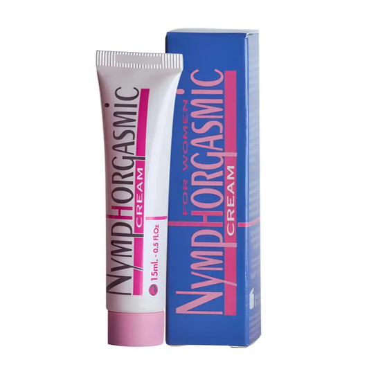 Spécialement formulée pour celles qui rencontrent des difficultés à atteindre l'orgasme, la crème Nymphorgasmic stimule efficacement le clitoris, augmentant ainsi la sensibilité et les sensations. Disponible chez LollyDoll