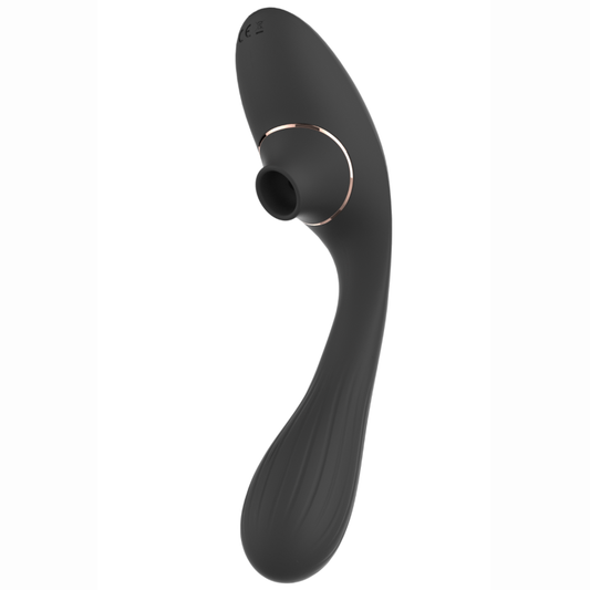 DINA Cœur Ardent noir anthracite or rose stimulateur clitoris membrane