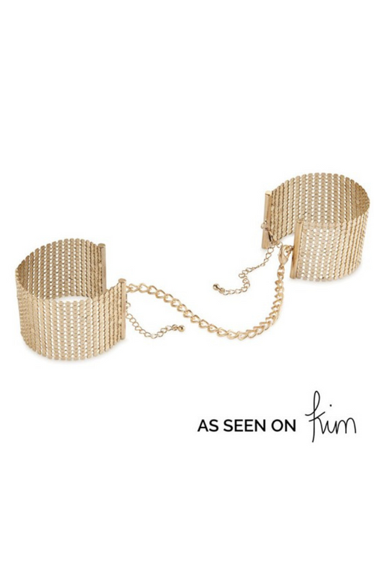 Désir Métallique - Menottes Bracelets - Or
dispo chez LollyDoll au meilleur prix