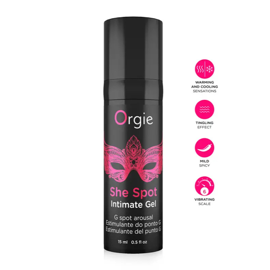 Orgie She Spot Intimate Gel : Le secret pour une stimulation intense du point G dispo chez LollyDoll
