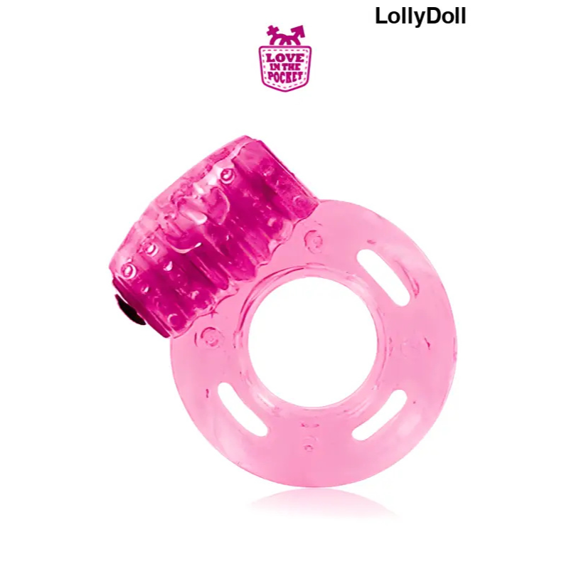 Cockring vibrant rose pour couple disponible sur LollyDoll