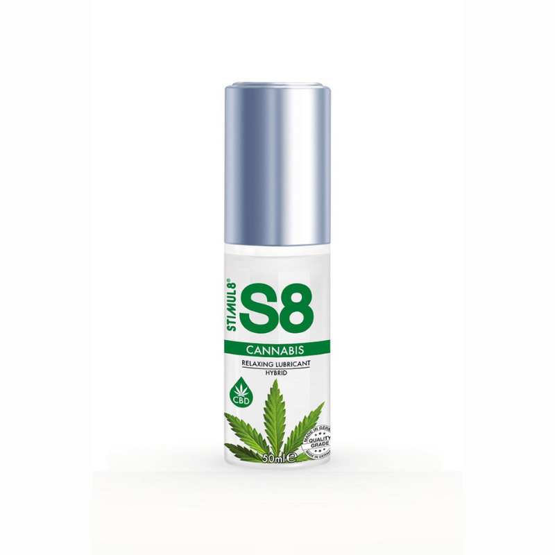 Lubrifiant hybride S8 cannabis 50ml CBD relaxant silicone eau qualité médicale LollyDoll