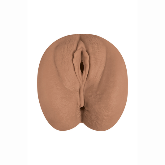 masturbateur réaliste homme Mia Alive – double entrée pour deux fois plus de plaisir couleur caramel