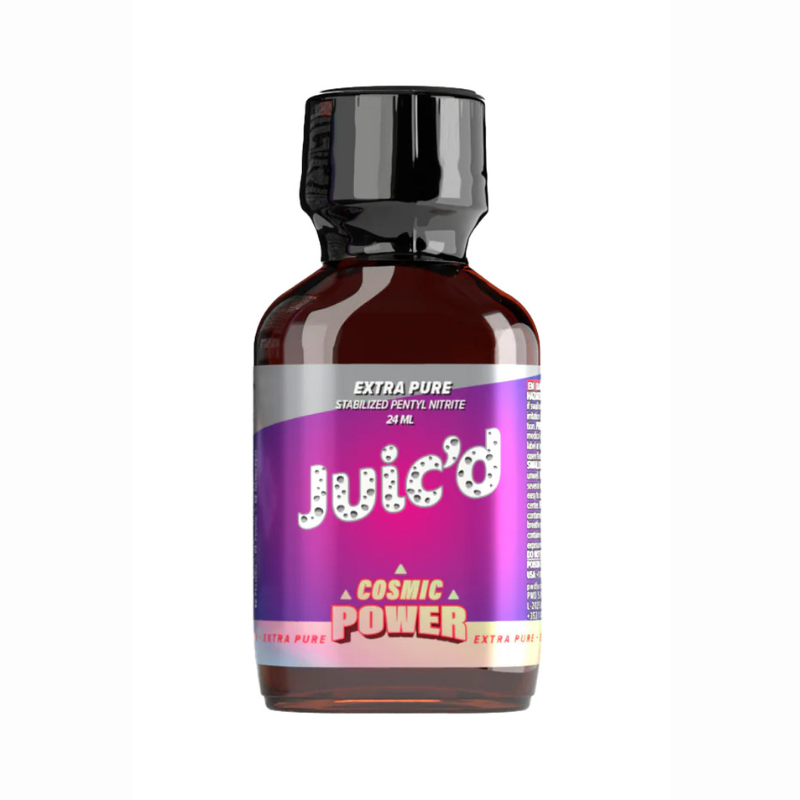 Poppers Juic'D Cosmic Power 24 ml nitrite pentyle effet fusée LollyDoll