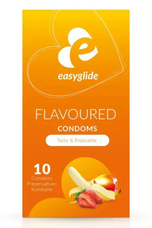 Préservatifs parfumés Easyglide - 10 pièces dispo chez LollyDoll