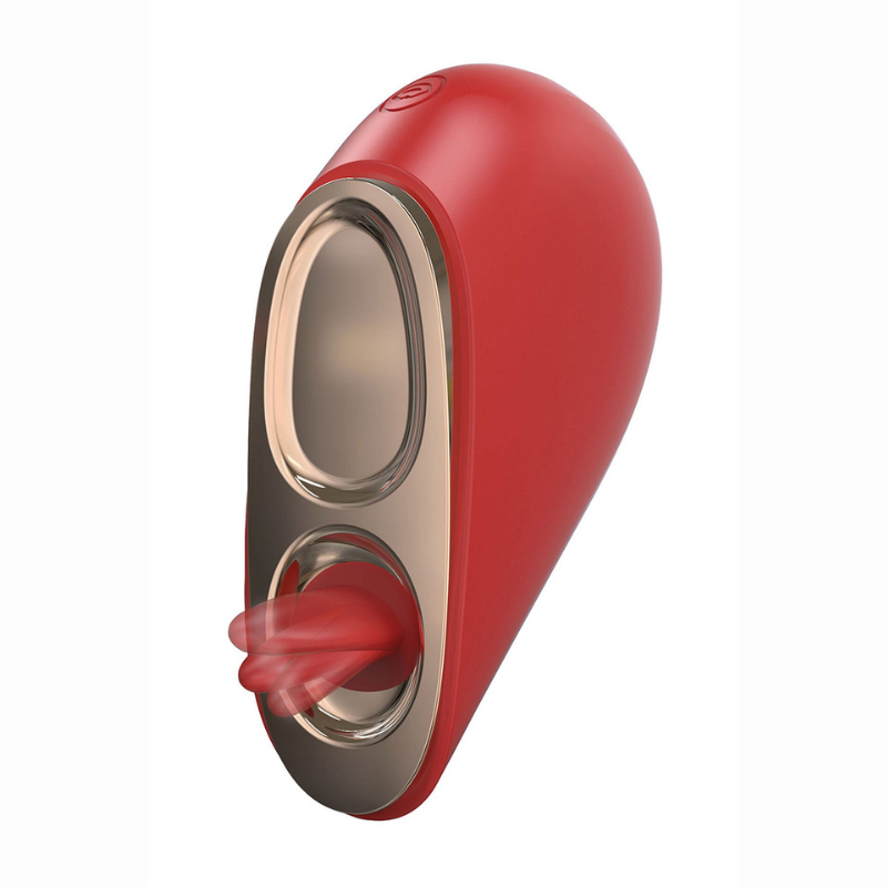Stimulateur clitoris 2-en-1 Heartbreaker face léchage languette pulsée