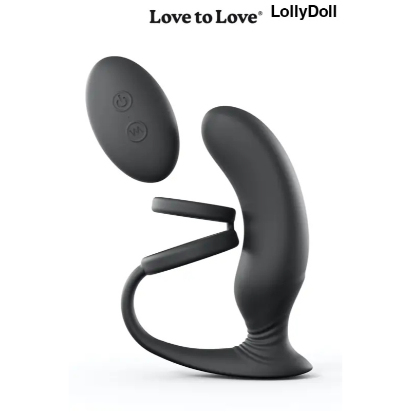 Plug anal plus cockring télécommandés 