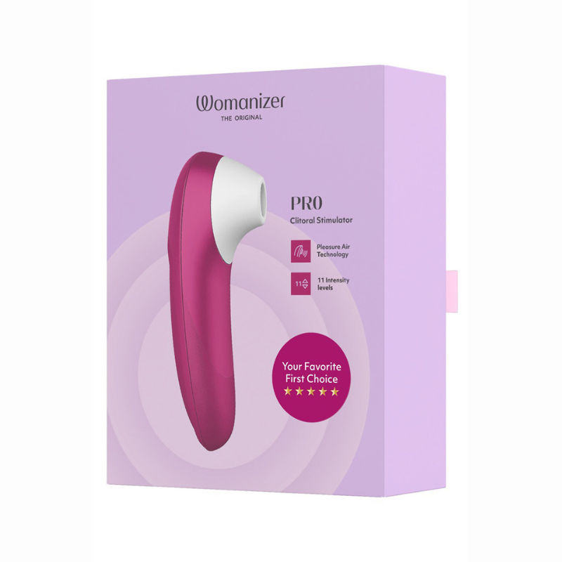 Womanizer Pro rose stimulateur clitoridien technologie brevetée