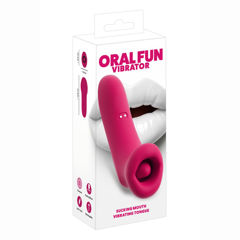 Vibro succion clitoris Oral Fun silicone grade médical splashproof