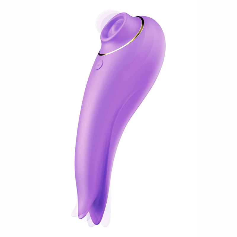 Xocoon SalsaTap Sensation double stimulateur tapotement languettes violet LollyDoll