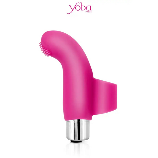 Vibrateur à doigt rose discret et efficace pour des orgasmes à n'importe quel moment et endroit dispo sur LollyDoll