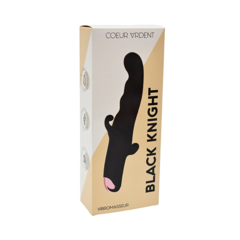 Vibromasseur point G Black Knight waterproof rechargeable USB – câble inclus