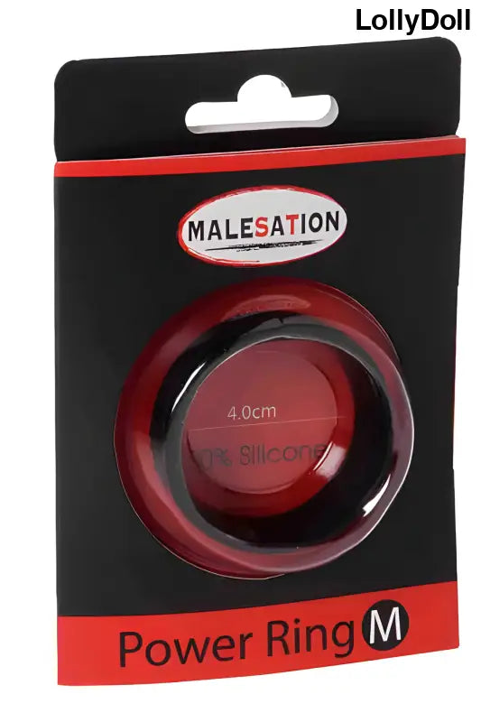 Cockring silicone double power ring 4 et 4.5 cm Malesation avec gaine de plaisir. Améliore les disponible chez LollyDoll