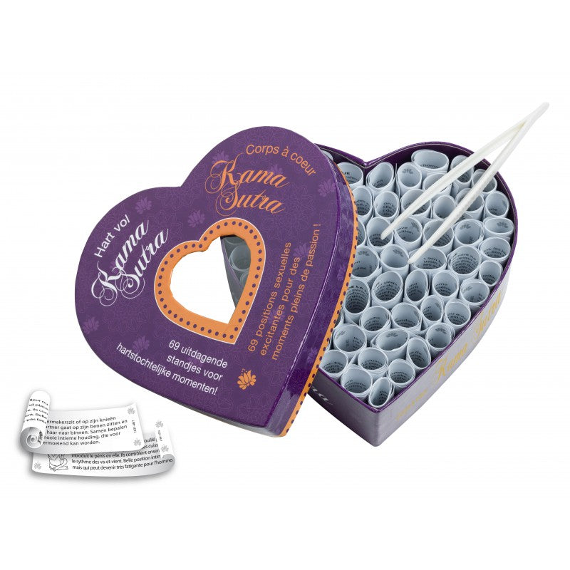 Conçu pour des moments intimes, ce jeu coquin incite chaque couple à découvrir 69 positions érotiques, principalement inspirées du légendaire Kama Sutra disponible chez LollyDoll