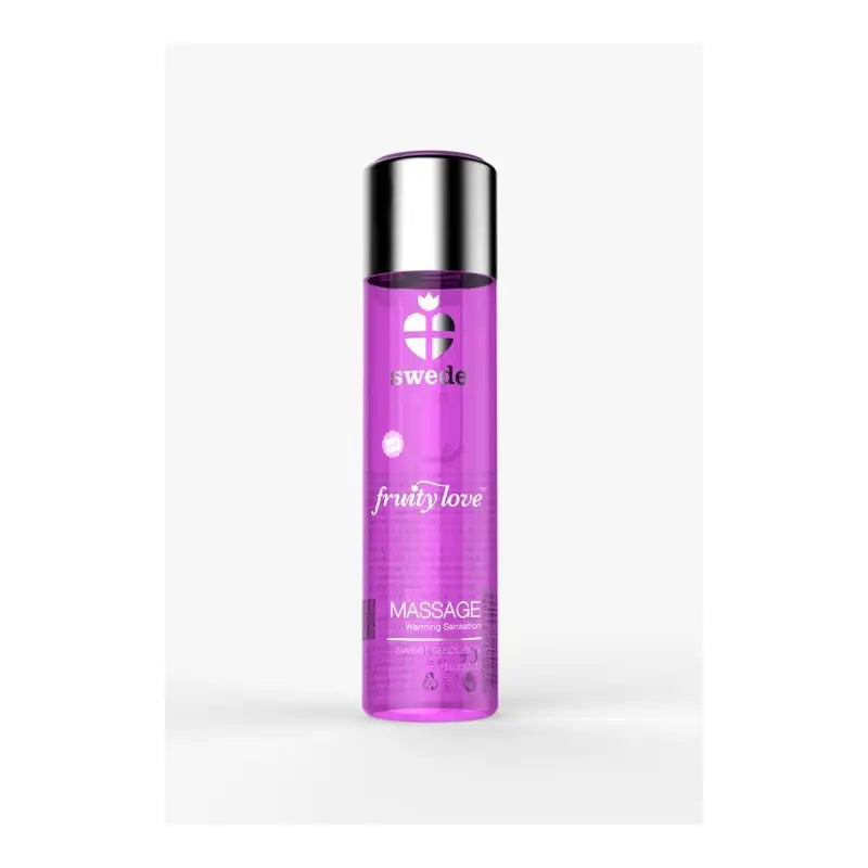 Huile de massage - Framboise Rhubarbe disponible en 60ml ou 120ml sur LollyDoll.fr