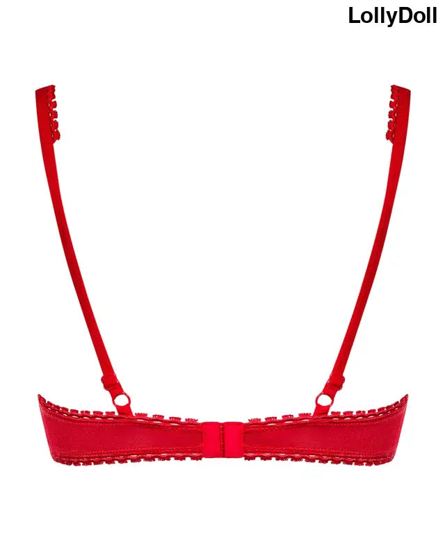 Découvrez le magnifique soutien-gorge Lovica Demi de couleur rouge, parfait pour mettre en valeur votre féminité avec élégance. Sa coupe demi-couverte offre un maintien optimal tout en alliant confort et style. Disponible chez LollyDoll pour sublimer votre collection de lingerie.