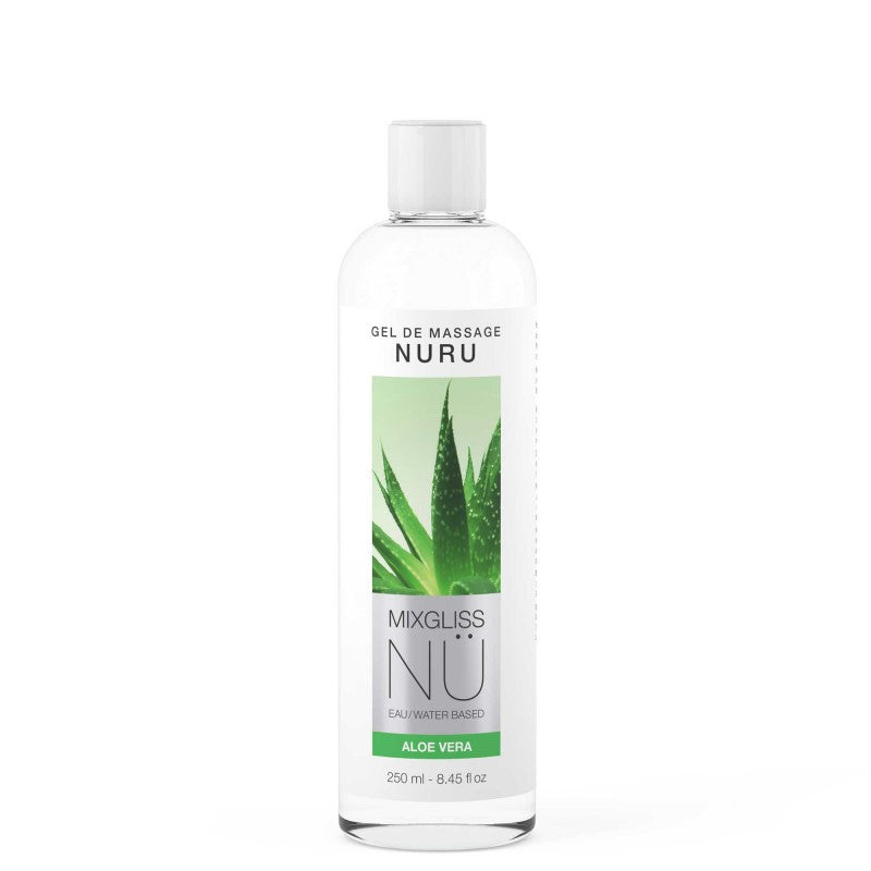 Gel massage nuru Mixgliss NÜ transparent non gras compatible préservatifs sextoys