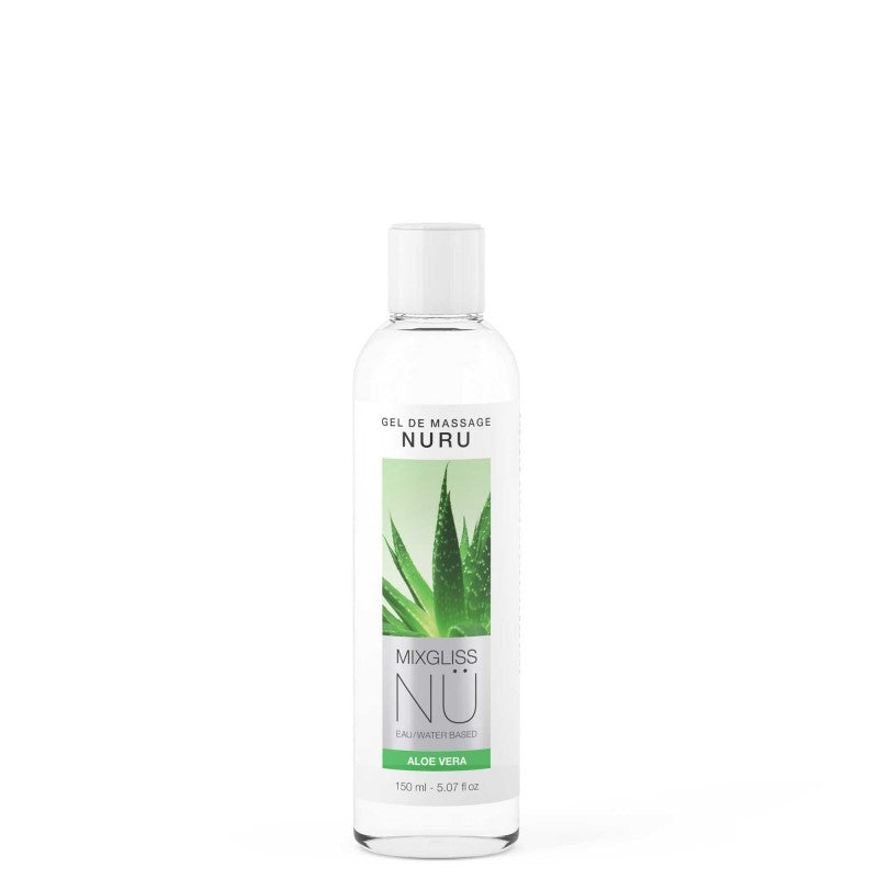 Gel massage nuru Mixgliss 250ml aloe vera algues camomille pépins raisin