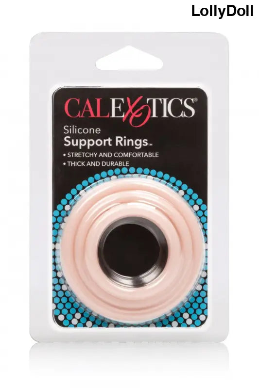 Anneaux de soutien en silicone emballés.