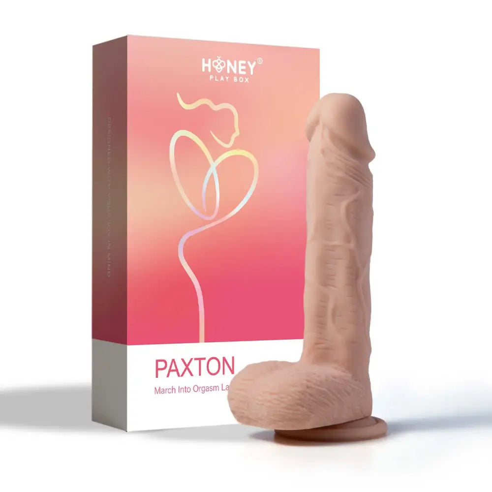 Paxton gode réaliste vibrant et rotatif avec appli 21 cms - Chair - Honey Play box - Dildo disponible chez LollyDoll, pas cher