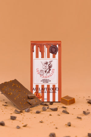 Chocolat au lait éclats de caramel Tablette 100g