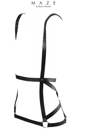 Robe harnais noire Maze