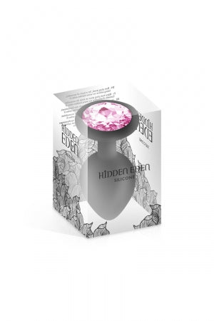Plug bijou silicone noir L