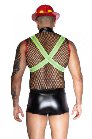 Costume pompier sexy 3 pièces