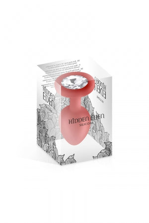 Plug bijou silicone rouge S