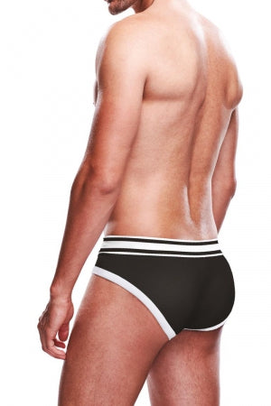 Slip noir et blanc