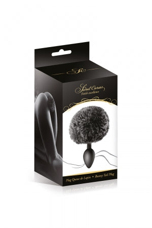 Plug queue de lapin noir