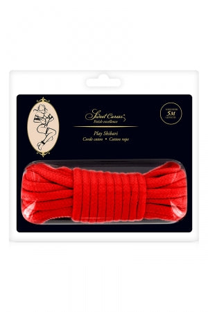 Corde de bondage rouge 5m