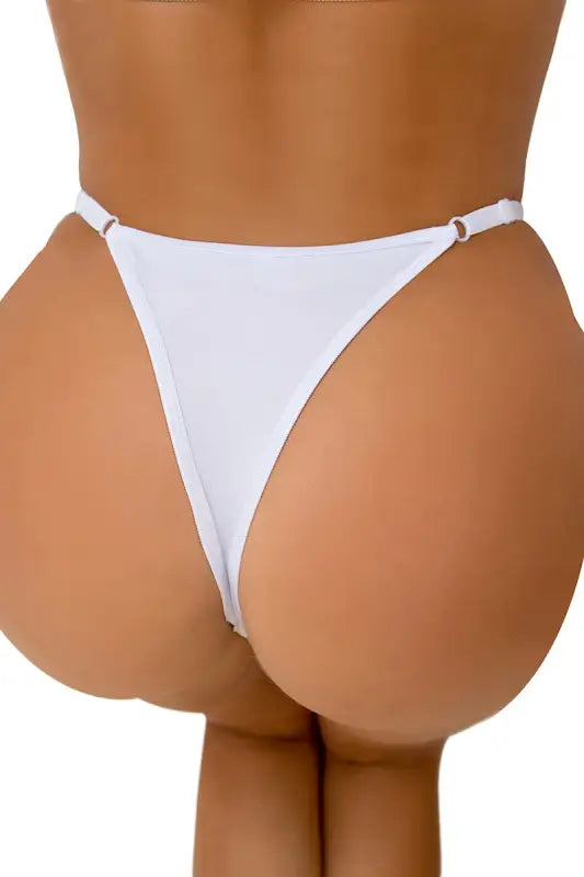 String ouvert à strass blanc LollyDoll