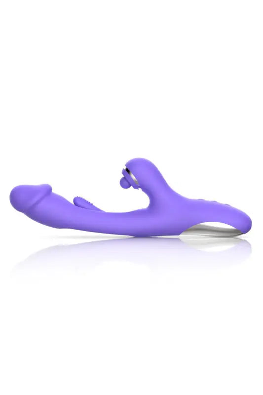 Vibrateur en silicone violet.