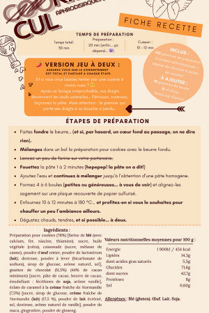 Préparation pour Culkies chocolat-caramel