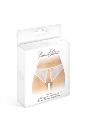 Culotte blanche ouverte Ambre