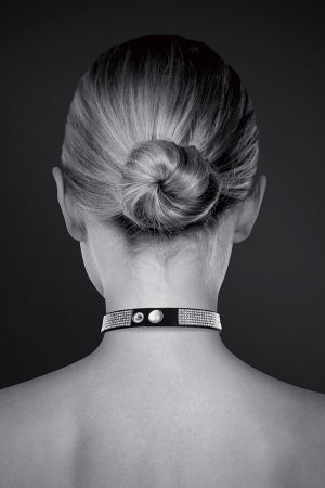 Collier strass et coeur