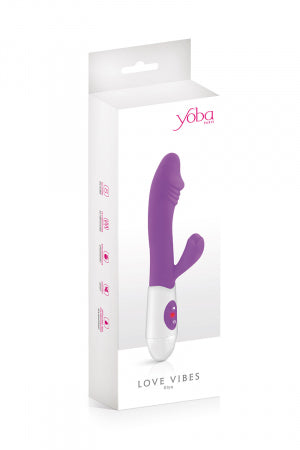 Vibromasseur Rabbit Elya violet · Yoba · vue 2