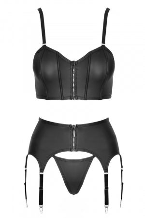 Ensemble lingerie 3 pièces avec porte-jarretelles Cottelli PARTY