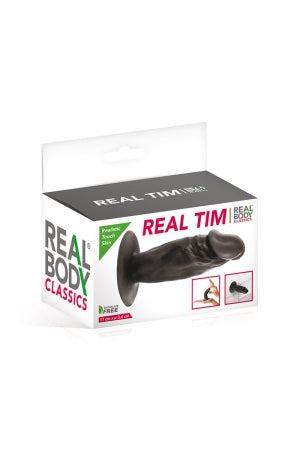 Plug anal réaliste noir 11 cm Real Tim