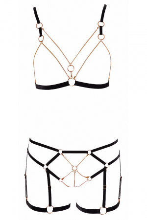 Ensemble harnais bijoux 2 pièces