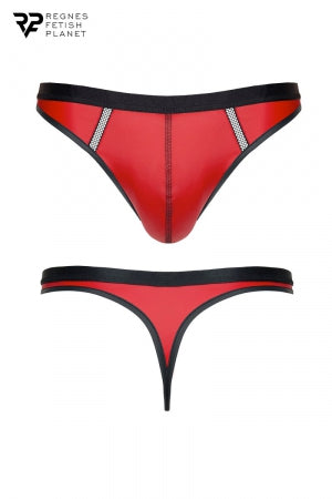String en wetlook rouge